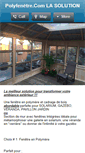 Mobile Screenshot of polyfenetre.com